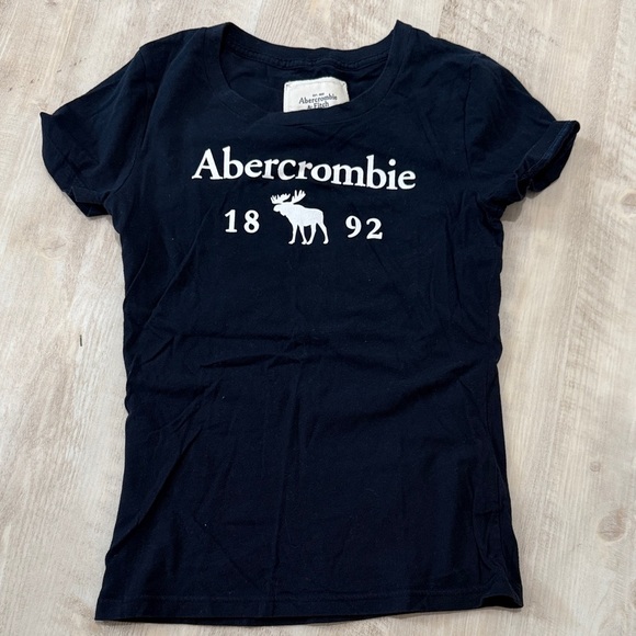Abercrombie & Fitch Tops - Abercrombie Navy Blue Graphic T-Shirt